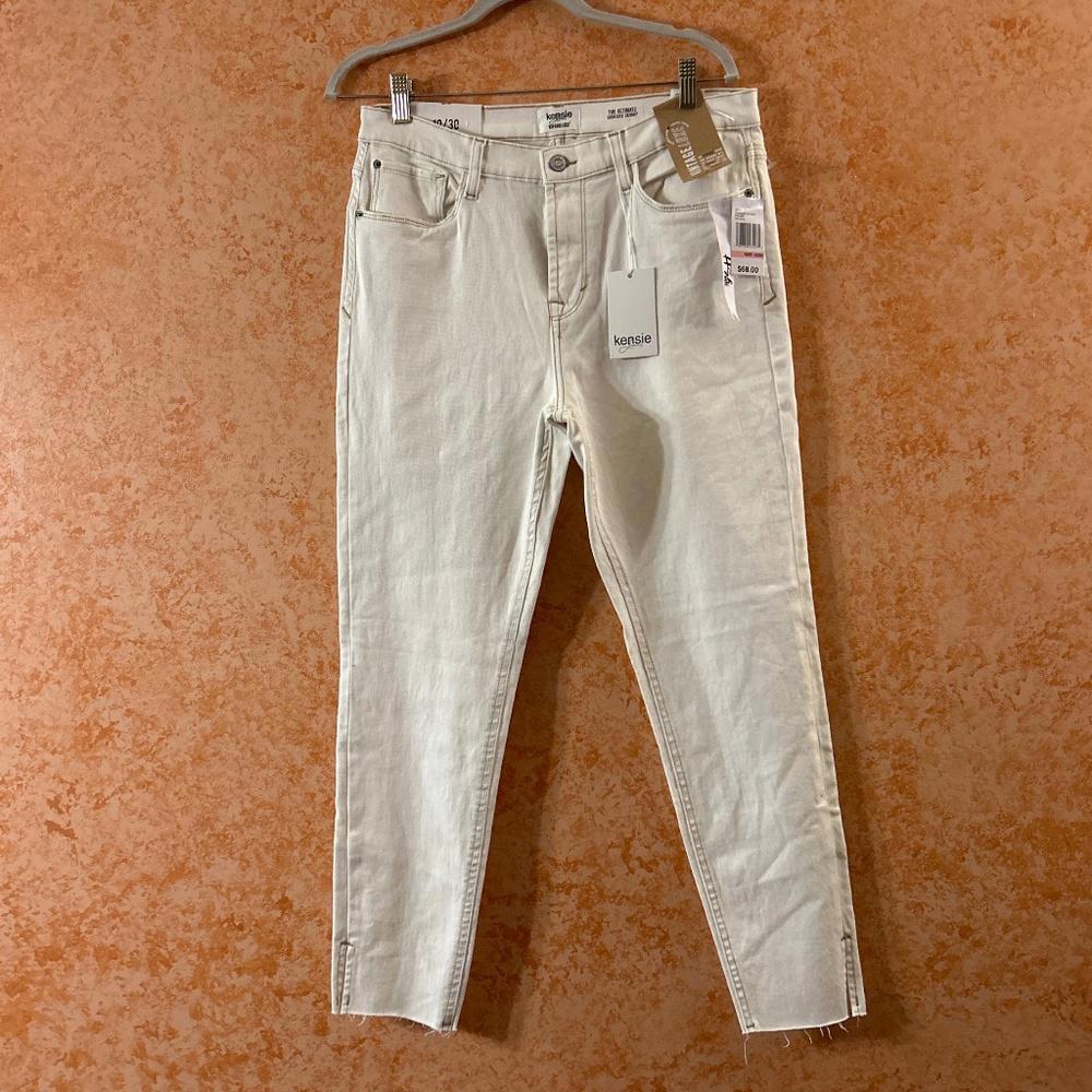 KENSIE High Rise Skinny White Jeans size 10/30